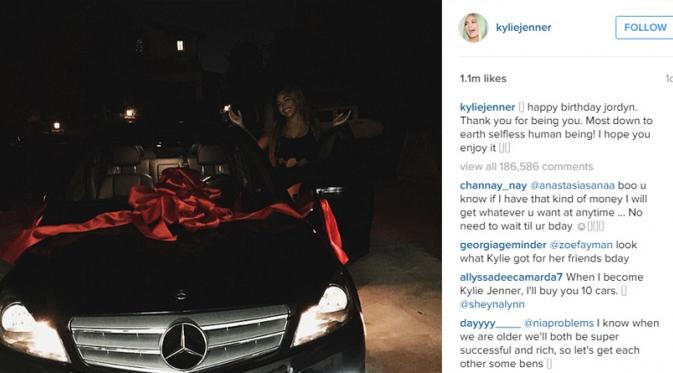 sumber foto: Instagram Kylie Jenner 