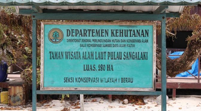 Pulau Sangalaki menjadi salah satu lokasi konservasi penyu di Kalimantan.