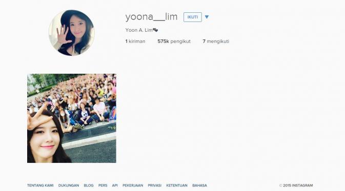 Instagram Yoona SNSD (via Instagram Yoona SNSD)