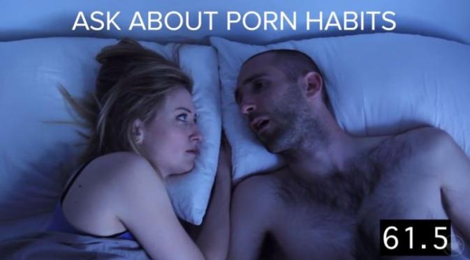 Menanyakan tetang kebiasaan menonton film porno | via: youtube.com
