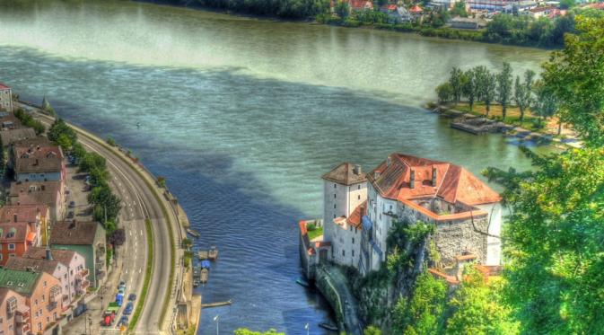 Sungai Ilz dan Sungai Danube. | via: commons.wikimedia.org