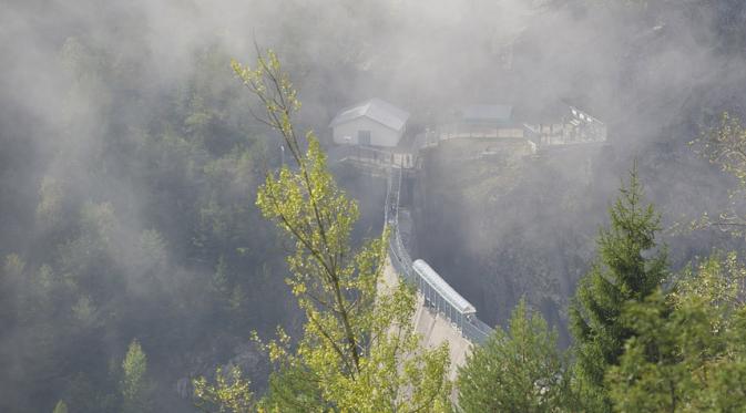 Vajont, Italia. | via: telegraph.co.uk