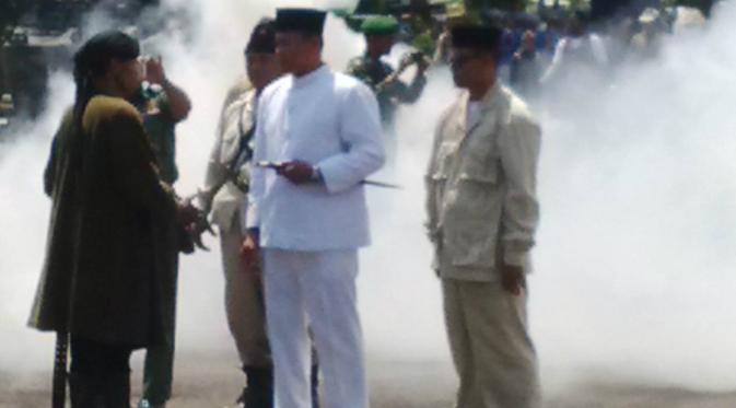 HUT ke-70 TNI di Surabaya (Liputan6.com/ Dian Kurniawan)