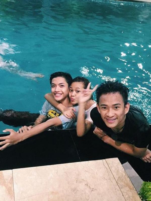 Aurel Hermansyah dan Radhan Nur Alam (Instagram/@radhannuralam)