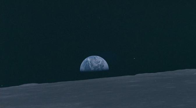 Bumi dari Bulan. | via: NASA