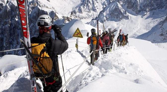 Chamonix, Perancis. | via: Gerhard Heidorn, Laif/Redux