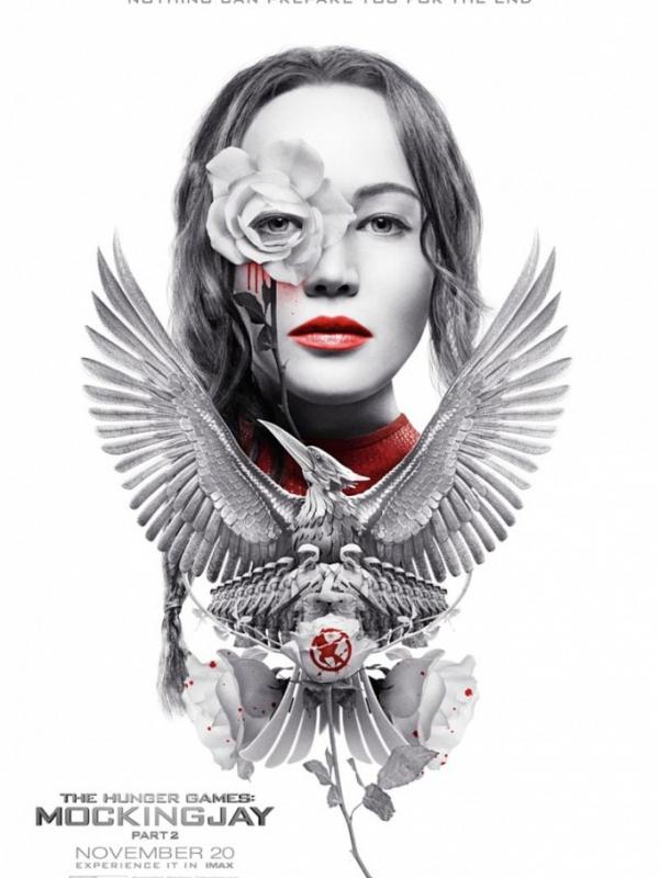Poster Imax The Hunger Games: Mockingjay-Part 2. foto: screen rant