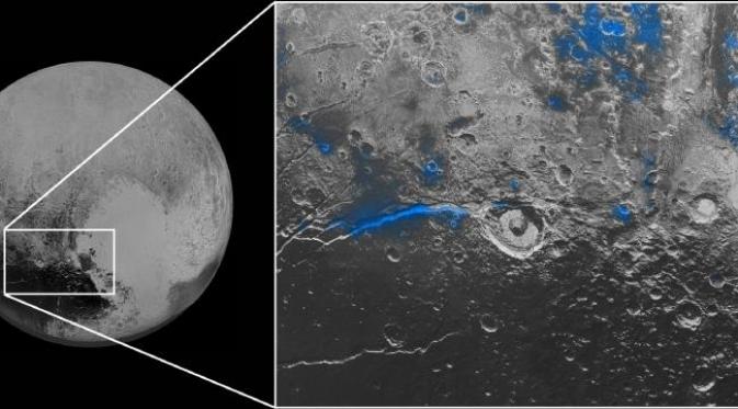 NASA: Pluto Berlangit Biru dan Memiliki Air (NASA/ABC.net.au)