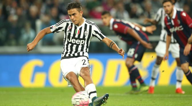 Striker Juventus Paulo Dybala. (Liputan6.com/MARCO BERTORELLO / AFP)