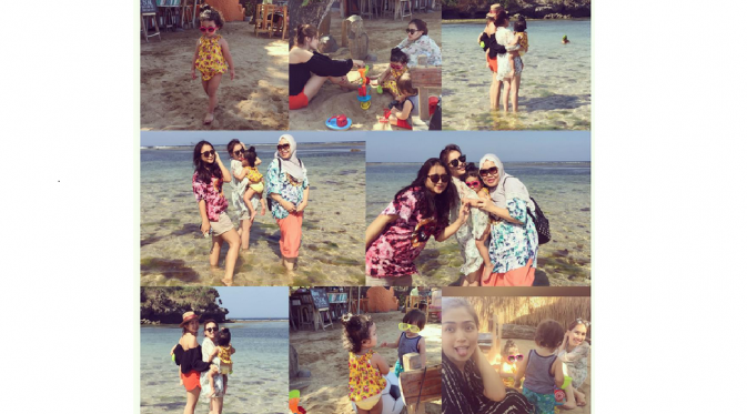 Jessica Iskandar dan Ayu Ting Ting liburan ke Bali [foto: instagram/ayutingting92]
