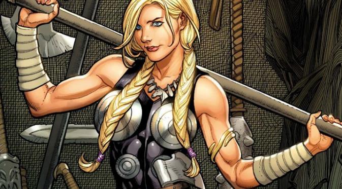 Karakter wanita Valkyrie dalam komik Thor. (aceshowbiz.com)
