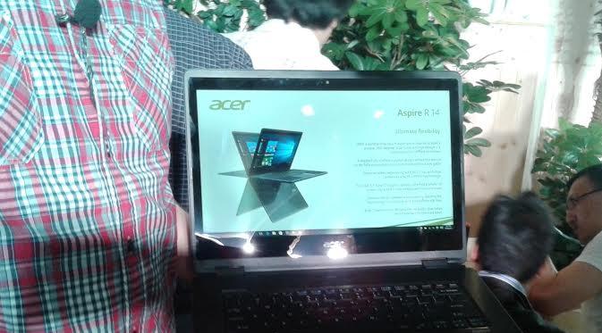 Acer Aspire R 14 (Liputan6.com/Yus Ariyanto)