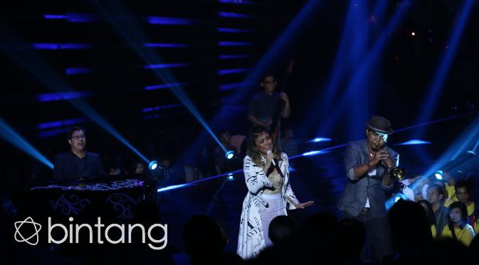 Konser Agnez Mo bertajuk 'The Biggest Concert Agnez Mo I #AmGenerationOfLOVE' (Foto: Nurwahyunan/Bintang.com)