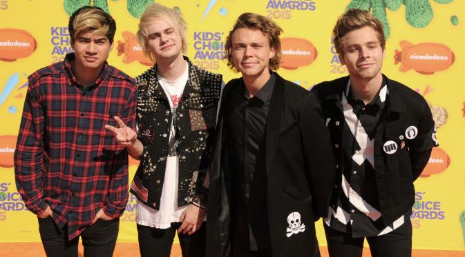 Sudah siap nonton 5 Seconds of Summer di Indonesia? (Bintang/EPA)