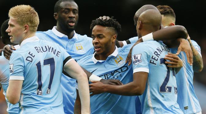 Manuel Pellegrini memberikan pujian setinggi langit untuk performa menawan Raheem Sterling. (Reuters / Jason Cairnduff)