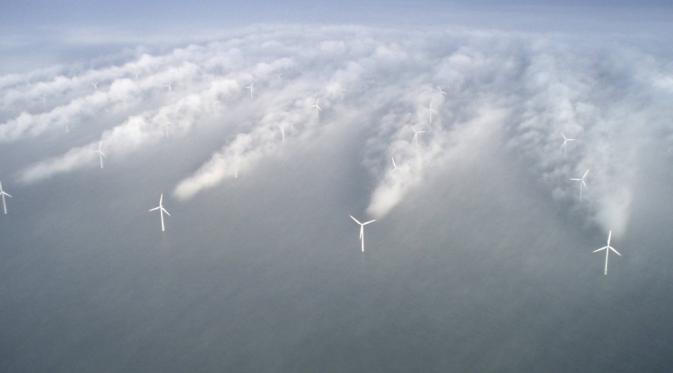Turbin angin, Denmark. (Via: imgur.com)