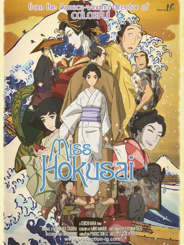 Anime Miss Hokusai. (Production I.G)