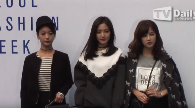 Naeun, Bomi dan Chorong hadir dalam `2016 S/S HERA Seoul Fashion Week`