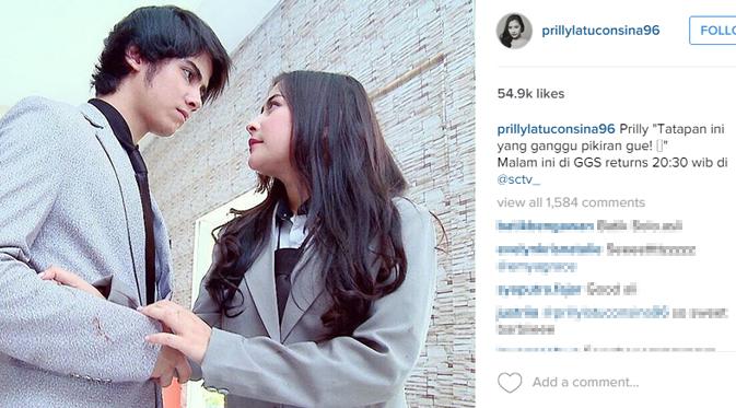 Prilly Latuconsina kembali mengunggah foto kebersamaanya dengan Aliando. (foto: instagram.com/prillylatuconsina96)