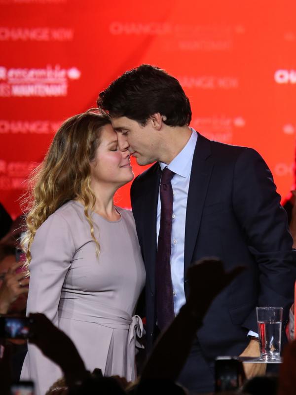 Justin Trudeau dan Sophie Grégoire (via nytlive.nytimes.com)