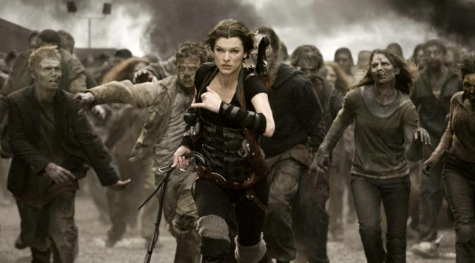 Milla Jovovich dalam film Resident Evil. (vg247.com)