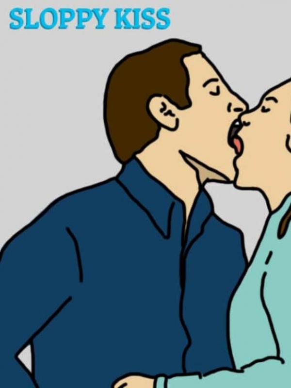 The Sloppy Kiss. Ciuman yang satu ini ingin menunjukkan bahwa hubungan fisik akan menambah petualangan kamu dengannya. | via: LittleThings.com