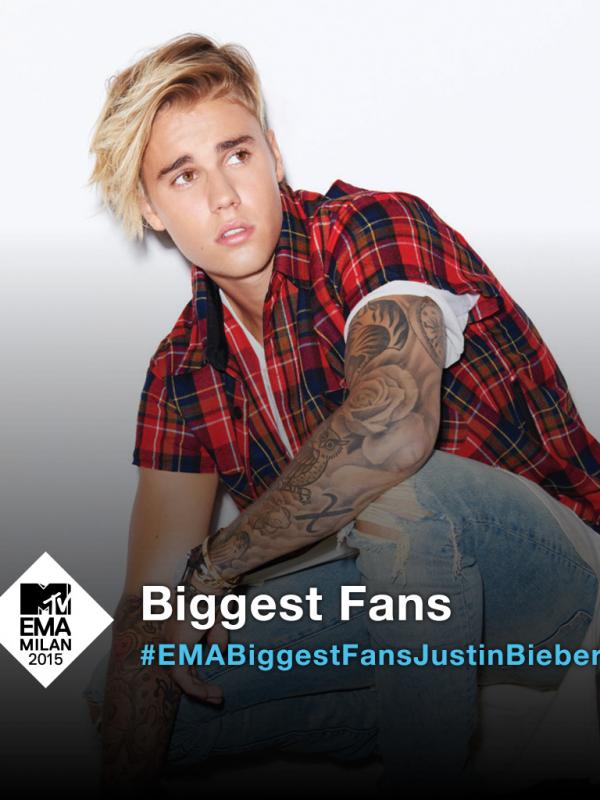 Justin Bieber domoinasi MTV EMA 2015