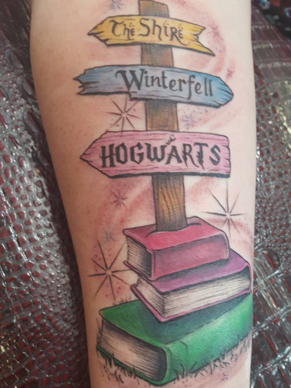 The Lord Of The Rings, A Game of Thrones, and Harry Potter. (Via: instagram.com)