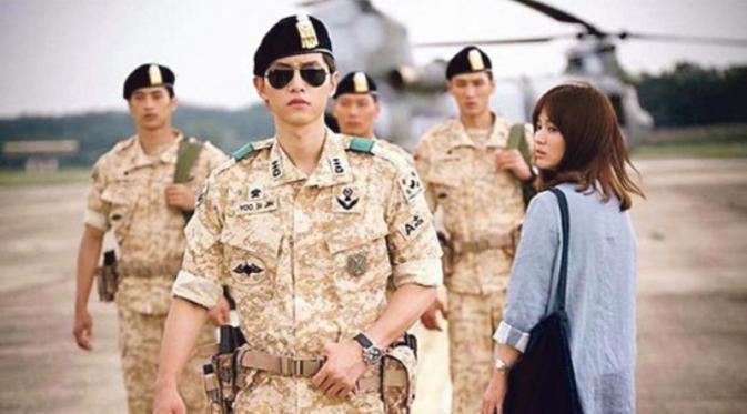 Song Joong Ki dalam drama Descendants of the Sun. foto: kdramastars