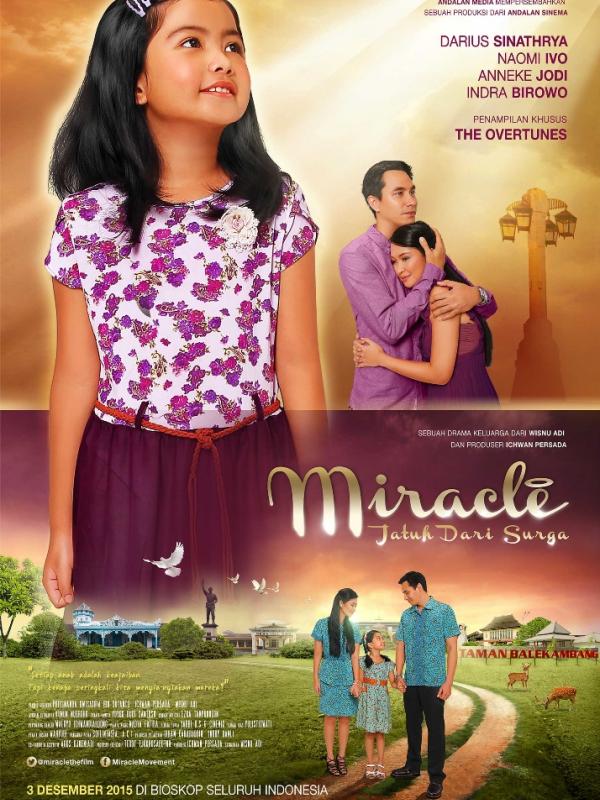 Poster film Miracle: Jatuh dari Surga. (dok. istimewa)