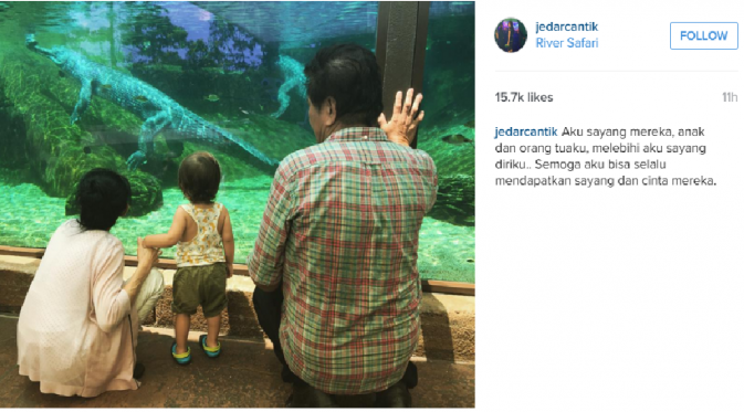 Keluarga jadi kunci semangat hidup Jessica Iskandar [foto: instagram/jedarcantik]