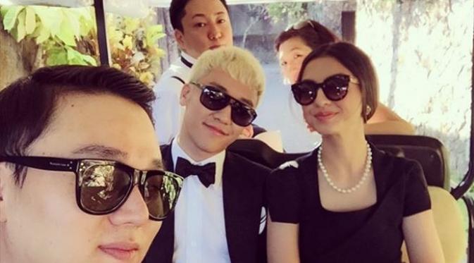 Raline Shah dan Seungri BigBang. (via Instagram.com)
