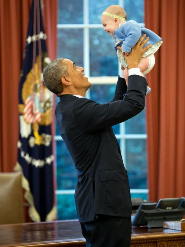 Obama gak santai | via: buzzfeed.com
