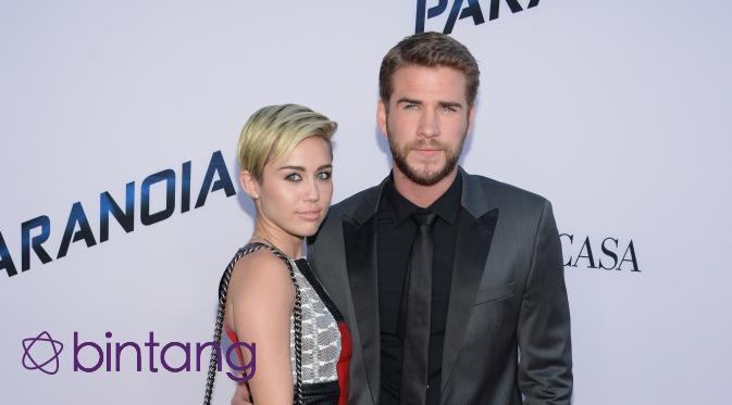 Setelah sempat putus, Liam Hemsworth terlihat balikan dengan Miley Cyrus.(AFP/Bintang.com)