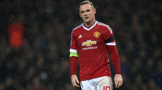 Penyerang Manchester United, Wayne Rooney. (AFP PHOTO / Paul Ellis)