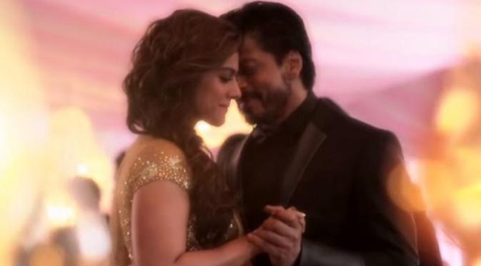 Kajol dan Shahrukh Khan di film Dilwale. foto: india.com
