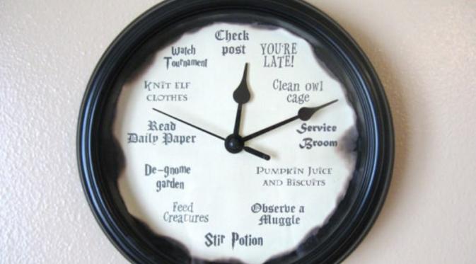 Jam yang terinspirasi Harry Potter | via: buzzfeed.com