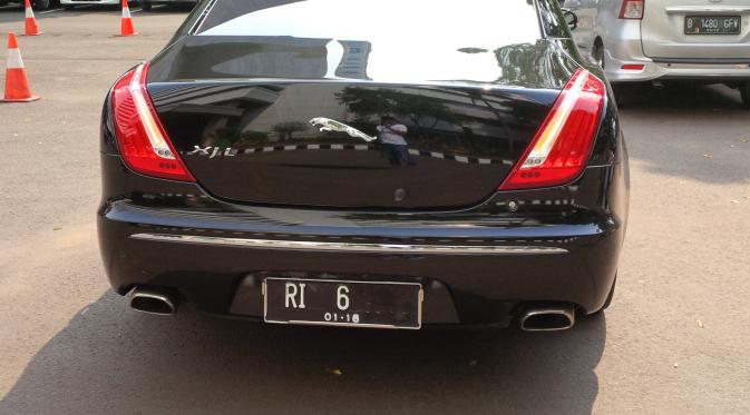 Nurul Arifin mengatakan, mobil mewah merek Jaguar ‎type XJ itu milik anak Setya Novanto. (Taufiqurrohman/Liputan6.com)