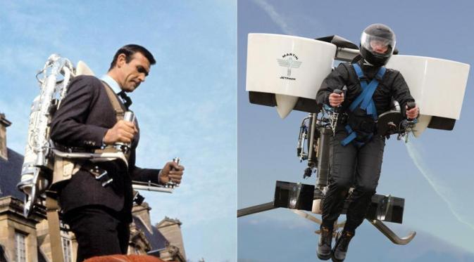 Jetpack gadget James Bond (Istimewa)