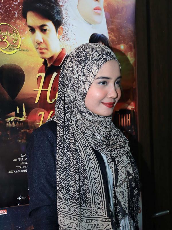 Foto preskon film Harim di Tanah Haram (Galih W. Satria/bintang.com)