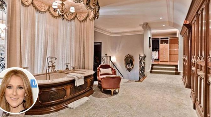 Celine Dion sepertinya menyukai interior kamar mandi bergaya klasik. (Foto: Facebook/Architecture&Design)