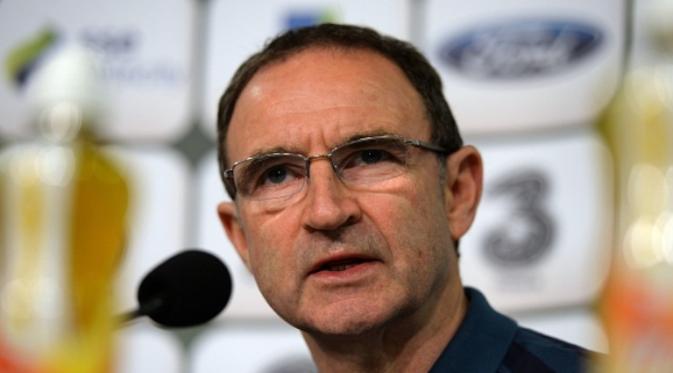 Pelatih tim nasional Irlandia, Martin O'Neill. (AFP PHOTO / Patrik Stollarz)
