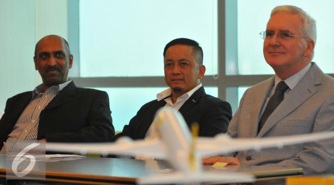 Deputi Chairman Royal Brunei Airlines SDN, Dermot Mannion (kanan). (Liputan6.com/Fery Pradolo)
