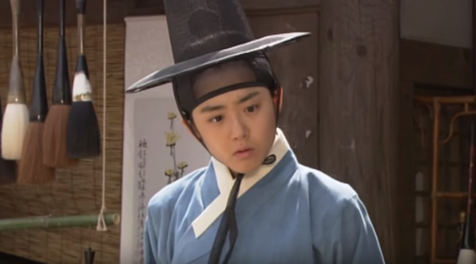 Moon Geun Young perankan karakter anak laki-laki dalam drama `Painter of The Wind` (2008)