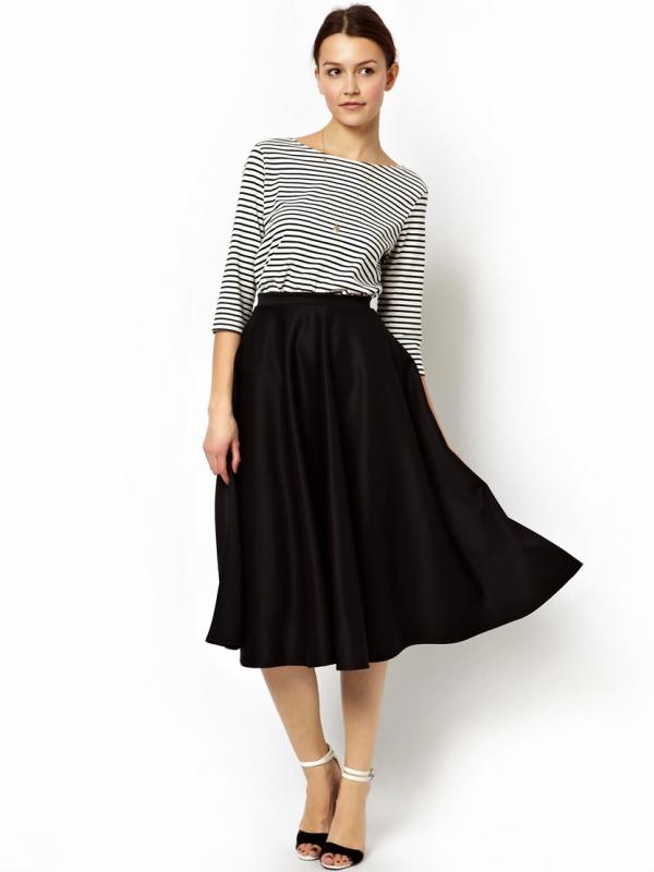 Rok midi. (Via: asos.com)