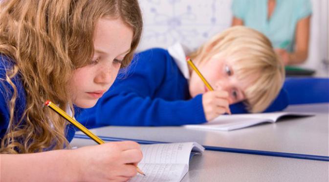 Anak-anak yang tidak bisa 'mengontrol diri' memiliki performa lebih rendah di sekolah. (foto: Telegraph)