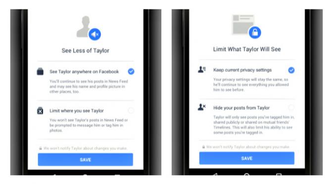 Melalui terbitan berita resmi Facebook, perusahaan itu menambahkan daftar 'status' baru untuk mereka yang putus hubungan. (Sumber Facebook)