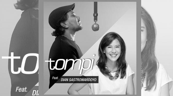 Dian Sastrowardoyo duet dengan Tompi menyanyikan lagu Bawa Daku. (foto: instagram.com/therealdisastr)