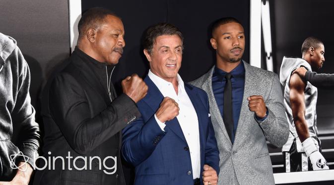 Penggemar berat Sylvester Stallone tentunya akan menyukai film ‘Creed’. Tak hanya karena film ini menampilkan aksi sang aktor yang tentunya memukau, film ini juga bercerita tentang putra Apollo Creed, pejuang yang tewas di Rocky IV. (AFP/Bintang.com)