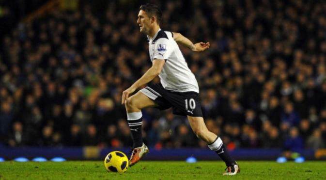 Penyerang asal Irlandia, Robbie Keane, pernah merasakan berkarier di Tottenham Hotspur pada 2002-2008, dan 2009-2011. (AFP PHOTO/Paul Ellis)